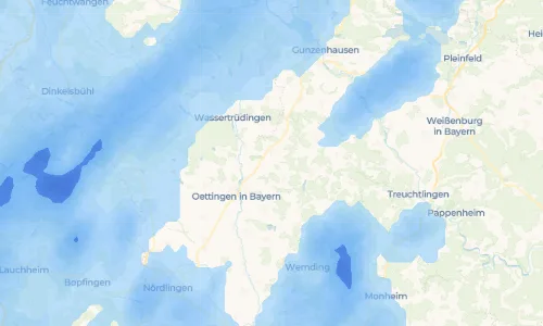 Regenradar Roßmeiersdorf: aktuelle Niederschläge in Roßmeiersdorf und Umgebung, Stand 17. Oktober 2026 um 19:00 Uhr