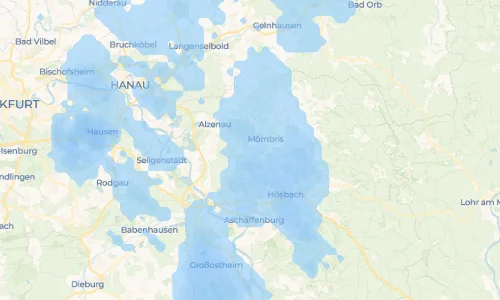 Regenradar Rothengrund: aktuelle Niederschläge in Rothengrund und Umgebung, Stand 22. Oktober 2026 um 13:05 Uhr