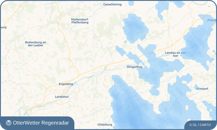 OtterWetter Regenradar-Widget Rothhaus