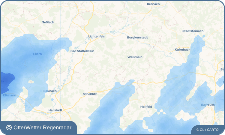 OtterWetter Regenradar-Widget Rothmannsthal