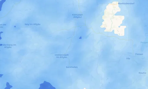 Regenradar Vorschaubild - Aktuelle Niederschläge in Rottach und Umgebung