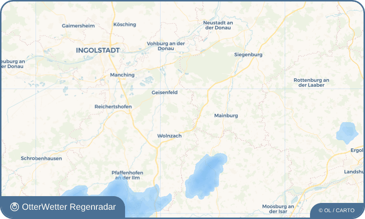 Wetter-Widget-Vorschau mit Vorhersagedaten für Rottenegg