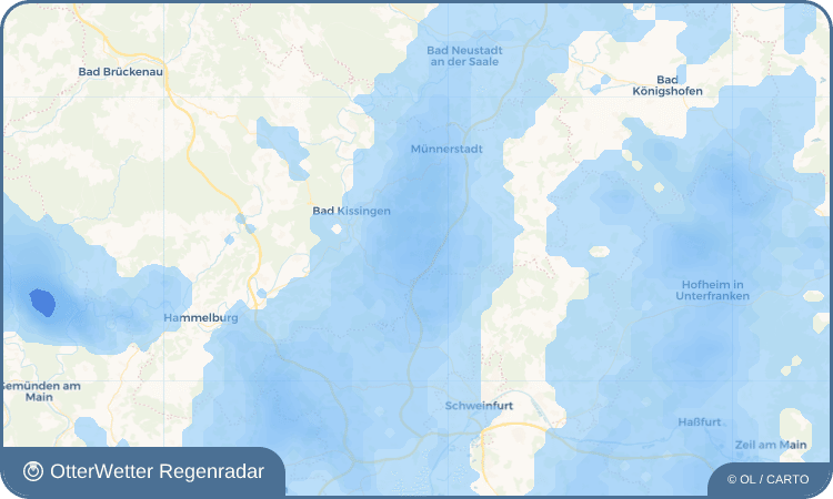 Wetter-Widget-Vorschau mit Vorhersagedaten für Rottershausen
