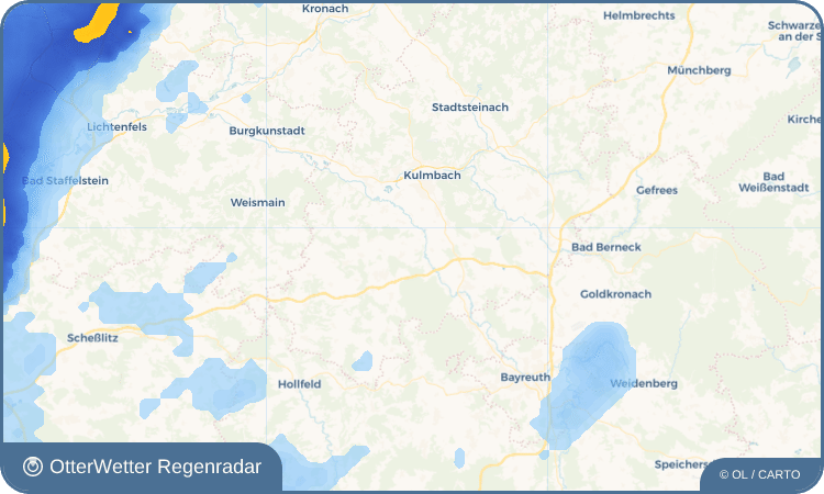 OtterWetter Regenradar-Widget Rottlersreuth
