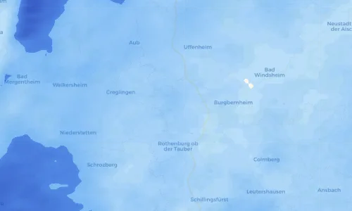 Regenradar Vorschaubild - Aktuelle Niederschläge in Ruckertshofen und Umgebung