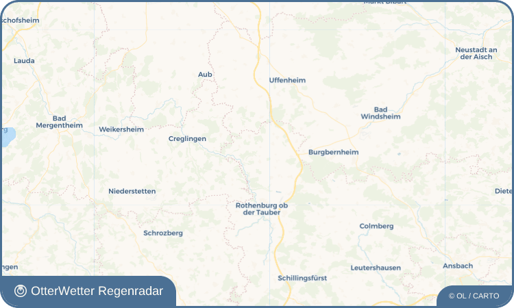 OtterWetter Regenradar-Widget Ruckertshofen