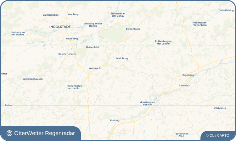 OtterWetter Regenradar-Widget Rudelzhausen