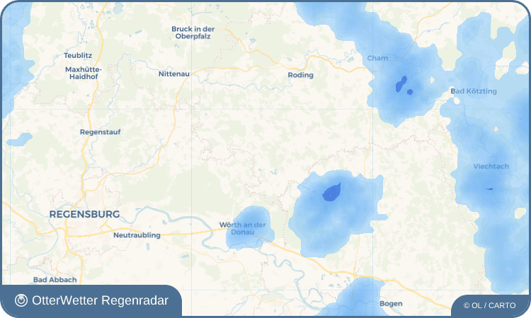 OtterWetter Regenradar-Widget Ruderszell