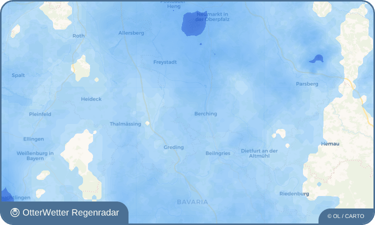 OtterWetter Regenradar-Widget Rudertshofen
