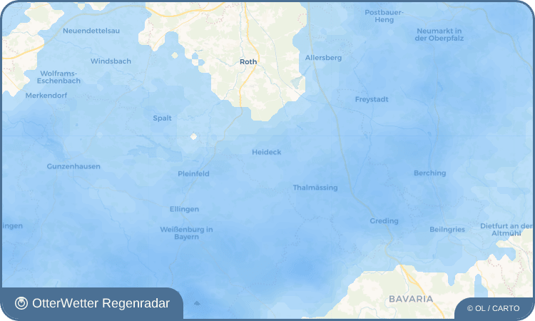 OtterWetter Regenradar-Widget Rudletzholz