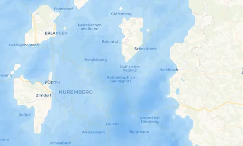 Regenradar Vorschaubild - Aktuelle Niederschläge in Rückersdorf und Umgebung
