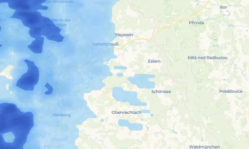 Regenradar Vorschaubild - Aktuelle Niederschläge in Rückersrieth und Umgebung