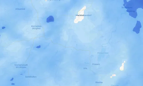 Regenradar Vorschaubild - Aktuelle Niederschläge in Rückholz und Umgebung
