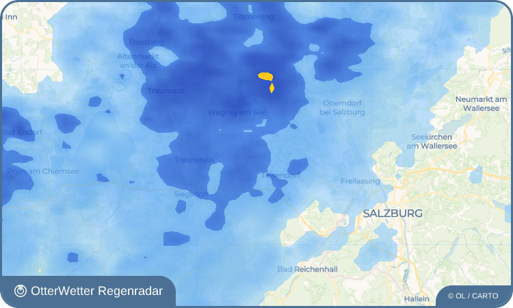 OtterWetter Regenradar-Widget Rückstetten