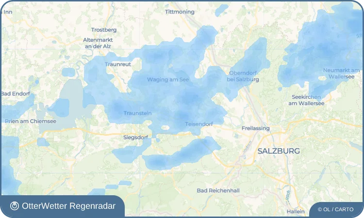 Wetter-Widget-Vorschau mit Vorhersagedaten für Rückstetten