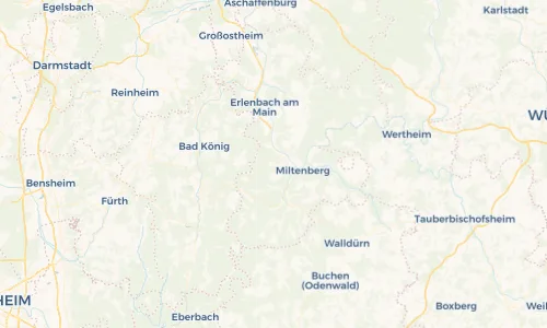 Regenradar Vorschaubild - Aktuelle Niederschläge in Rüdenau und Umgebung