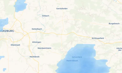 Regenradar Vorschaubild - Aktuelle Niederschläge in Rüdenhausen und Umgebung