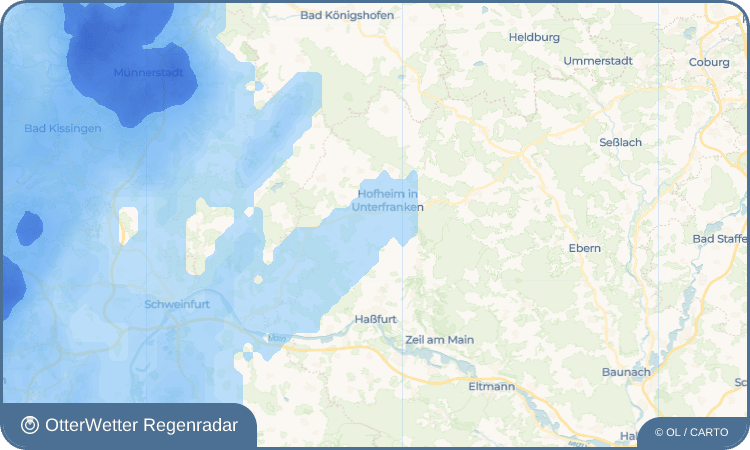 Widget-Vorschau für Rügheim Wetter-Widget-Vorschau mit Vorhersagedaten für Rügheim