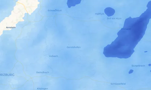 Regenradar Vorschaubild - Aktuelle Niederschläge in Rügshofen und Umgebung