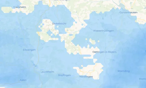 Regenradar Rühlingstetten: aktuelle Niederschläge in Rühlingstetten und Umgebung, Stand 18. Oktober 2026 um 6:25 Uhr