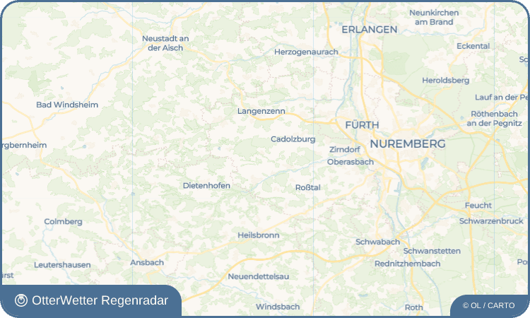 OtterWetter Regenradar-Widget Rütteldorf