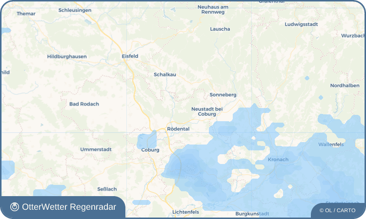 Wetter-Widget-Vorschau mit Vorhersagedaten für Rüttmannsdorf