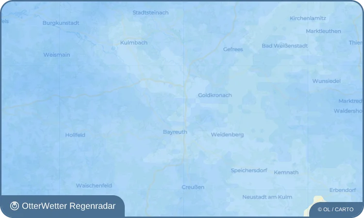 Widget-Vorschau für Ruh Wetter-Widget-Vorschau mit Vorhersagedaten für Ruh