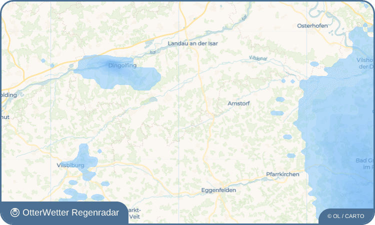 OtterWetter Regenradar-Widget Ruhstorf