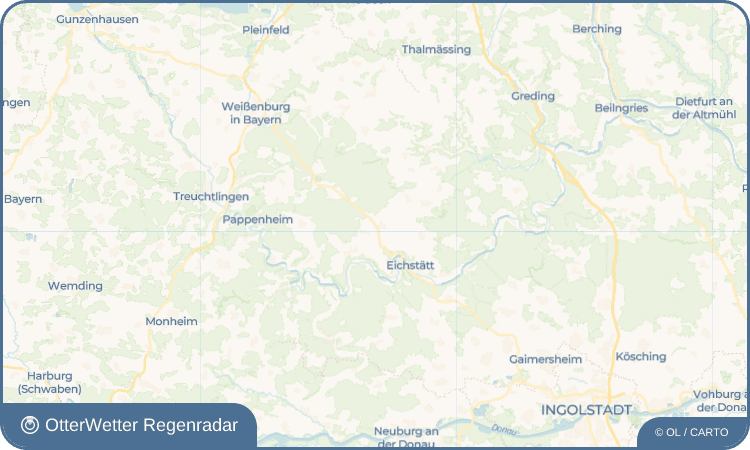 OtterWetter Regenradar-Widget Rupertsbuch