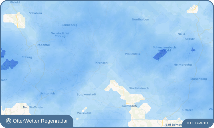 OtterWetter Regenradar-Widget Ruppen