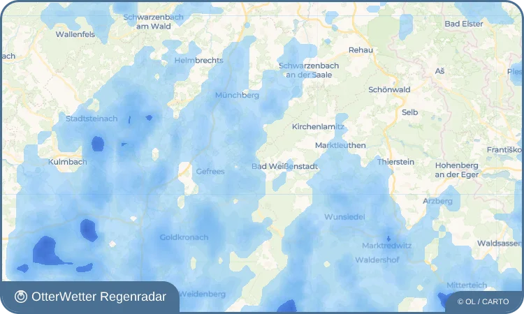Wetter-Widget-Vorschau mit Vorhersagedaten für Ruppertsgrün