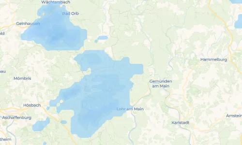 Regenradar Vorschaubild - Aktuelle Niederschläge in Ruppertshütten und Umgebung
