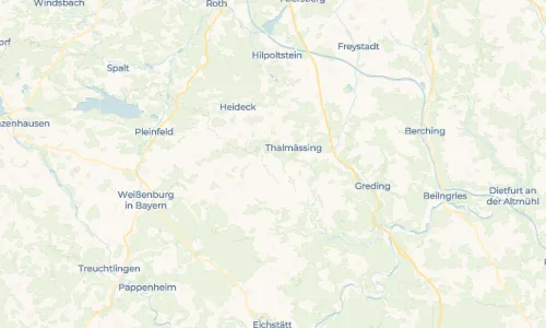 Regenradar Vorschaubild - Aktuelle Niederschläge in Ruppmannsburg und Umgebung