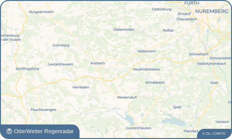 OtterWetter Regenradar-Widget Rutzendorf
