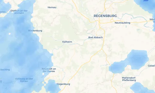 Regenradar Vorschaubild - Aktuelle Niederschläge in Saal an der Donau und Umgebung