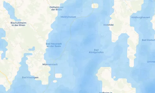 Regenradar Vorschaubild - Aktuelle Niederschläge in Saal an der Saale und Umgebung