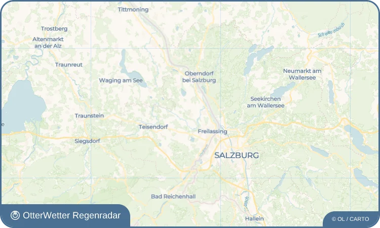 Wetter-Widget-Vorschau mit Vorhersagedaten für Saaldorf