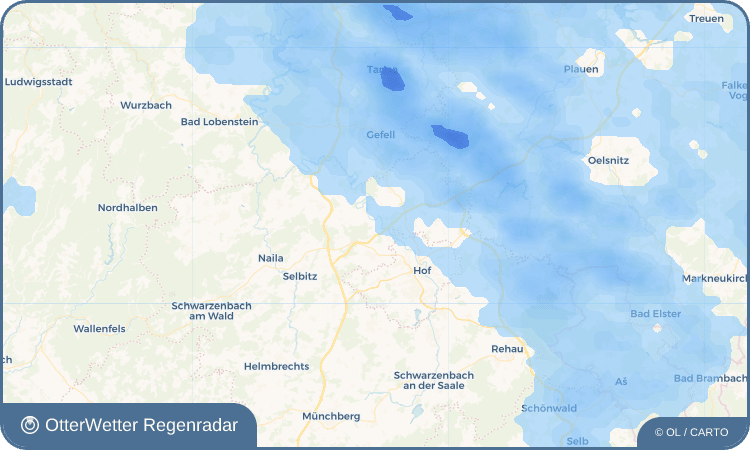 OtterWetter Regenradar-Widget Saalenstein