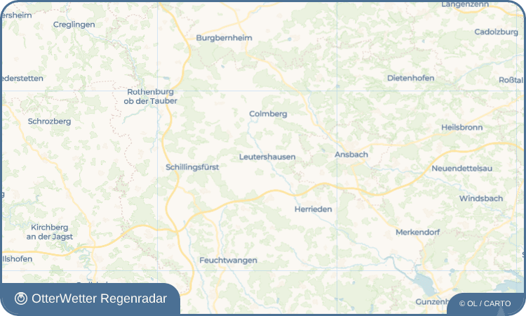 OtterWetter Regenradar-Widget Sachsen