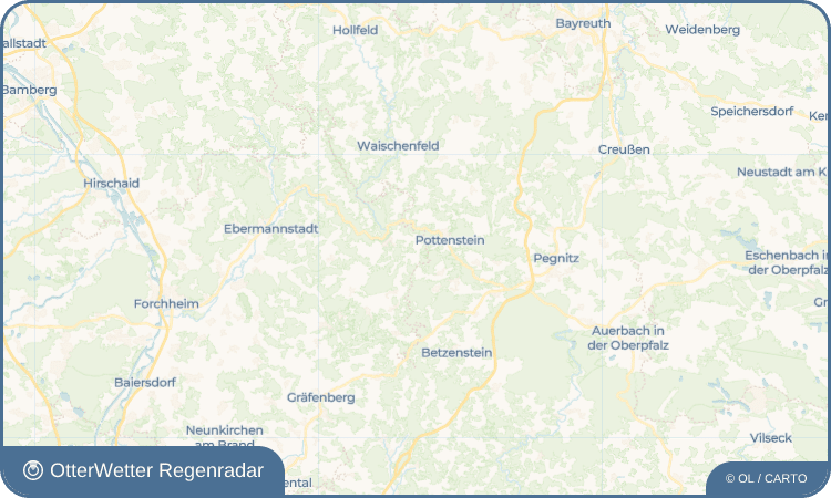 OtterWetter Regenradar-Widget Sachsendorf