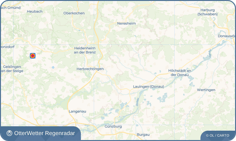 OtterWetter Regenradar-Widget Sachsenhausen