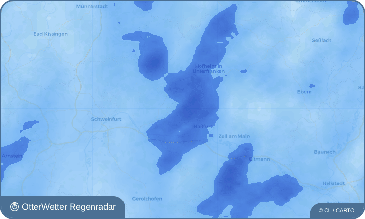 OtterWetter Regenradar-Widget Sailershausen