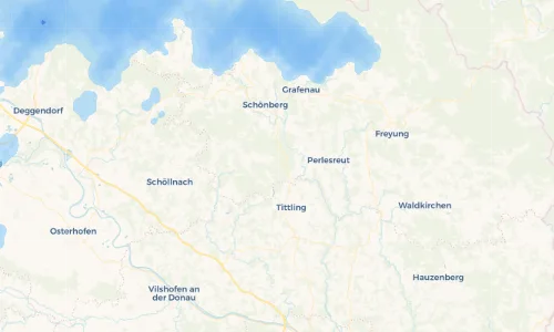 Regenradar Vorschaubild - Aktuelle Niederschläge in Saldenburg und Umgebung