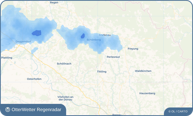 Widget-Vorschau für Saldenburg Wetter-Widget-Vorschau mit Vorhersagedaten für Saldenburg