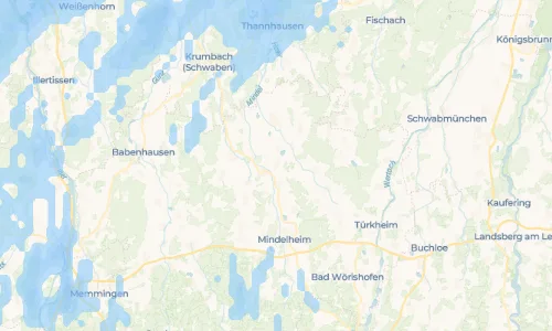 Regenradar Vorschaubild - Aktuelle Niederschläge in Salgen und Umgebung