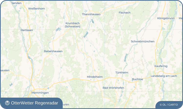 OtterWetter Regenradar-Widget Salgen