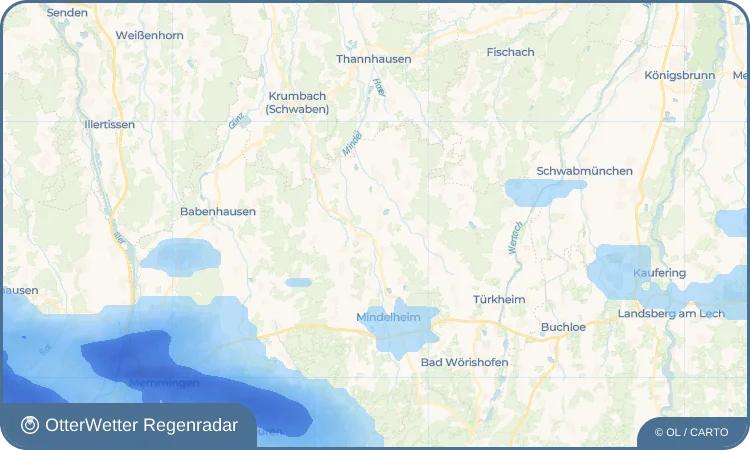 Wetter-Widget-Vorschau mit Vorhersagedaten für Salgen