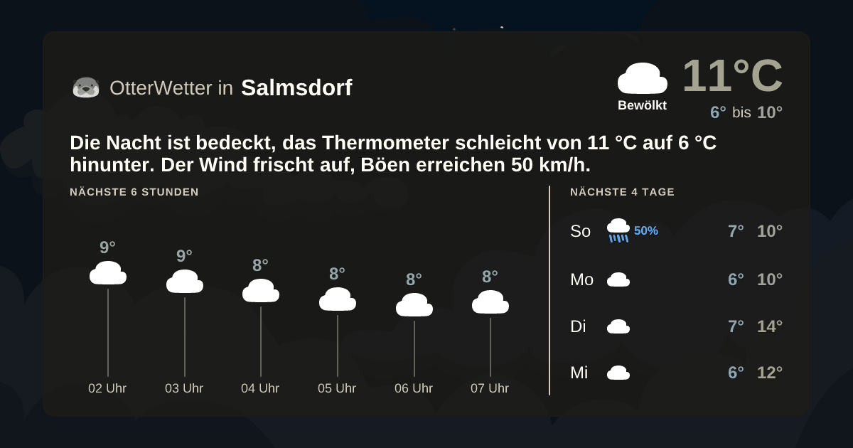 OtterWetter-Widget Salmsdorf