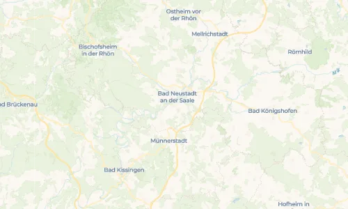 Regenradar-Vorschau: aktuelle Niederschläge in Salz (Unterfranken) und Umgebung