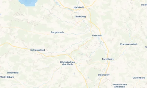 Regenradar Vorschaubild - Aktuelle Niederschläge in Sambach und Umgebung